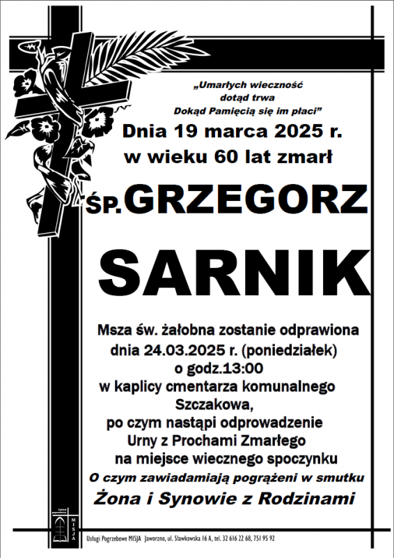 GRZEGORZ SARNIK