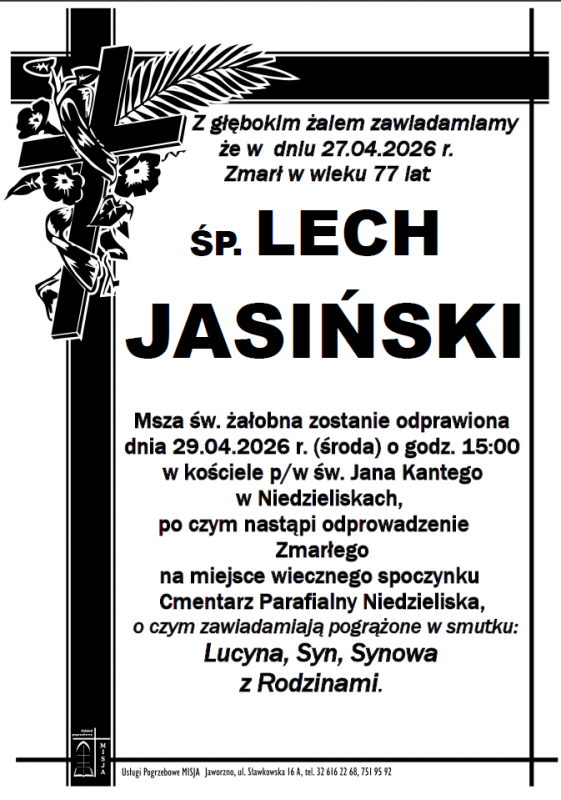 LECH JASIŃSKI