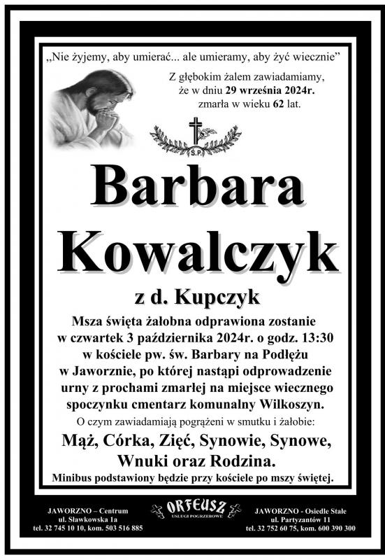 BARBARA KOWALCZYK