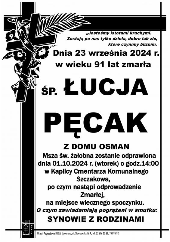 ŁUCJA  PĘCAK