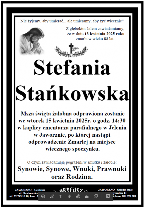 STEFANIA  STANOWSKA