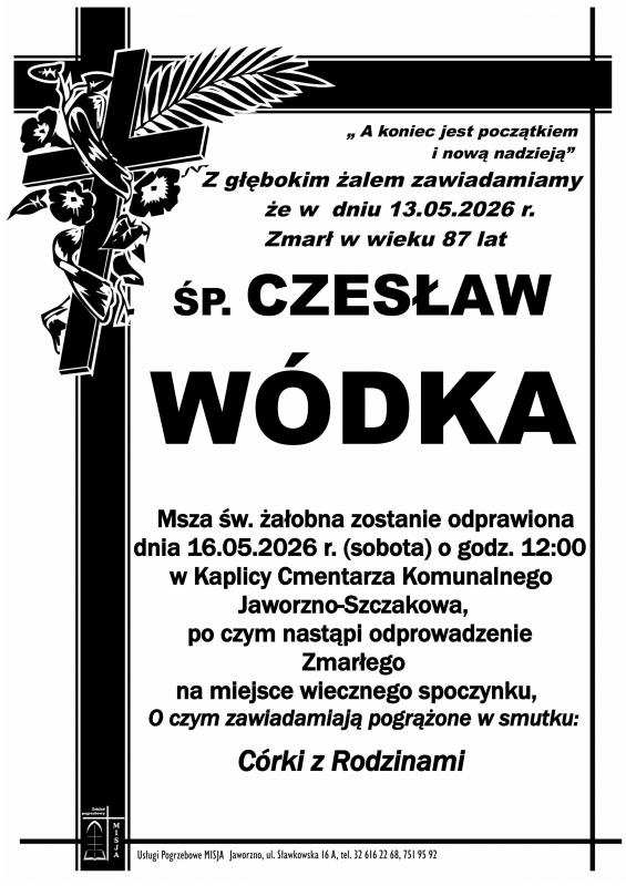CZESŁAW WÓDKA
