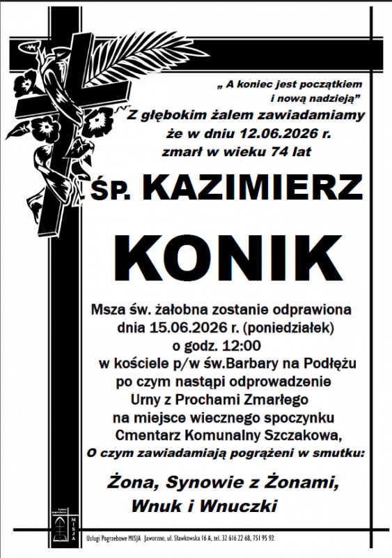 KAZIMIERZ KONIK