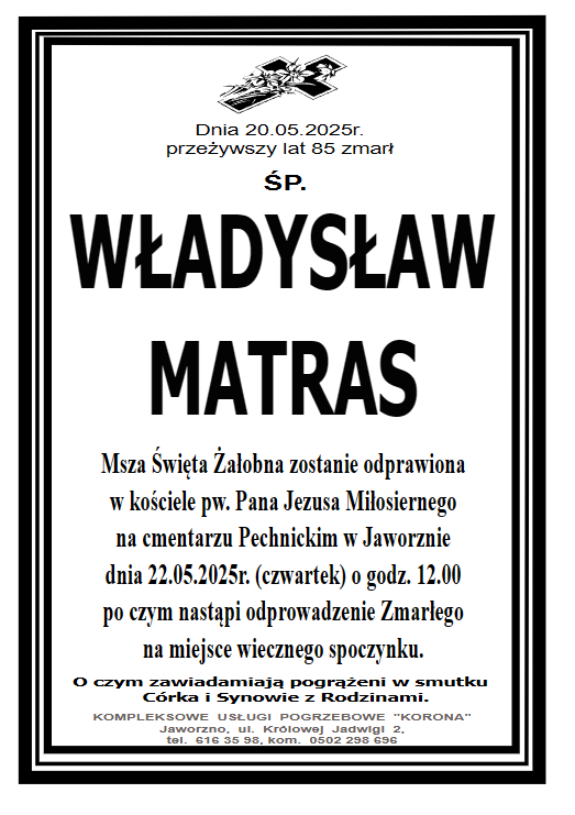 WŁADYSŁAW MATRAS