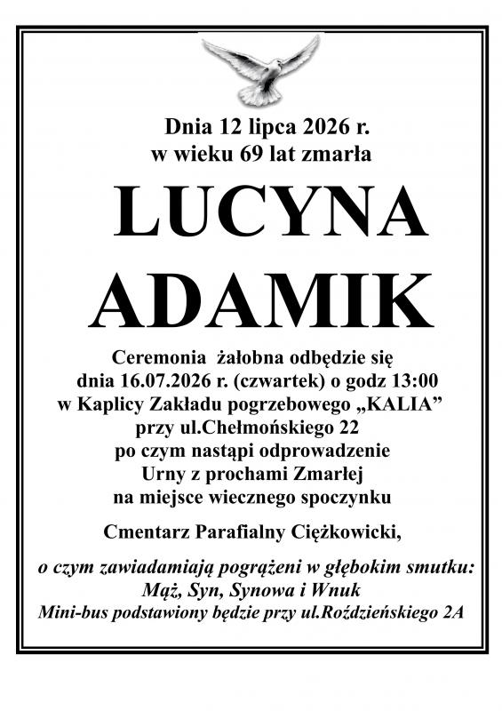 LUCYNA ADAMIK