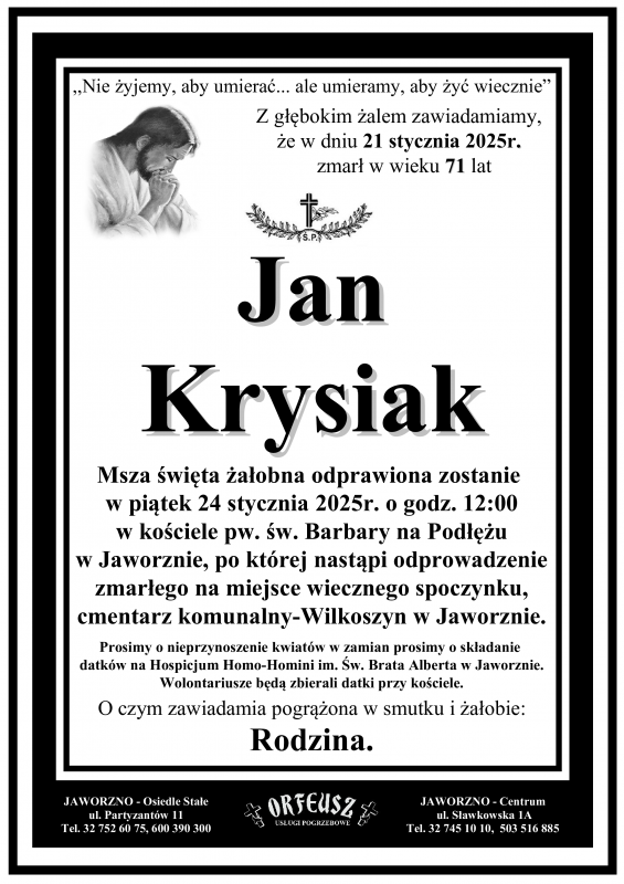 JAN KRYSIAK