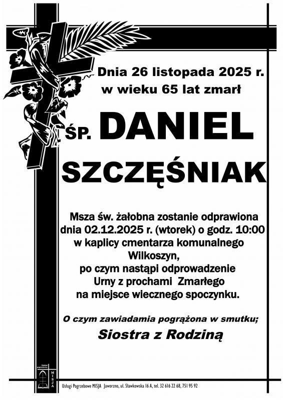 DANIEL SZCZĘŚNIAK
