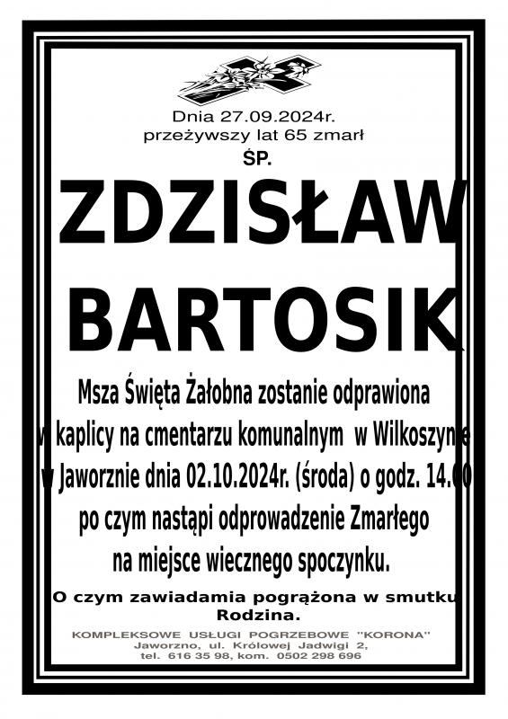 ZDZISŁAW BARTOSIK