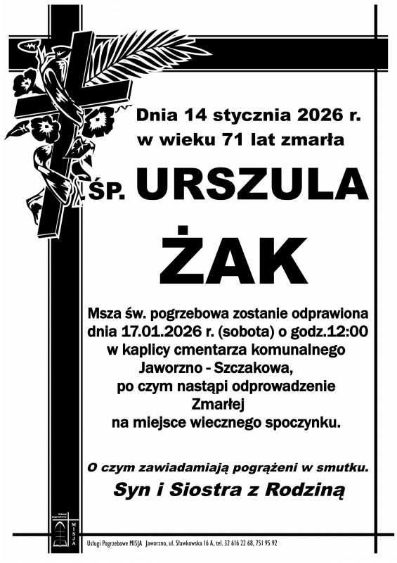 URSZULA ŻAK