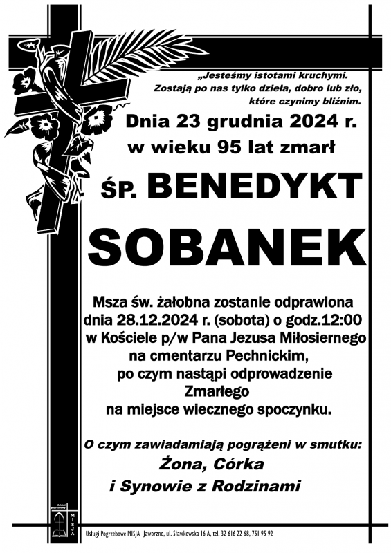 BENEDYKT SOBANEK