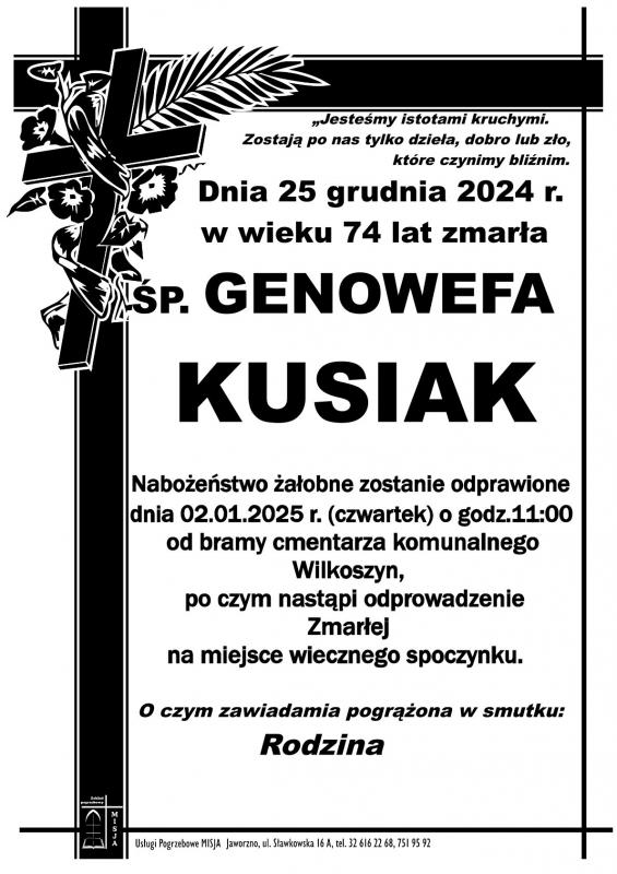 GENOWEFA KUSIAK
