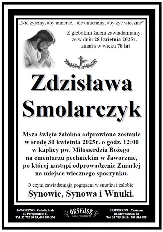 ZDZISŁAWA  SMOLARCZYK