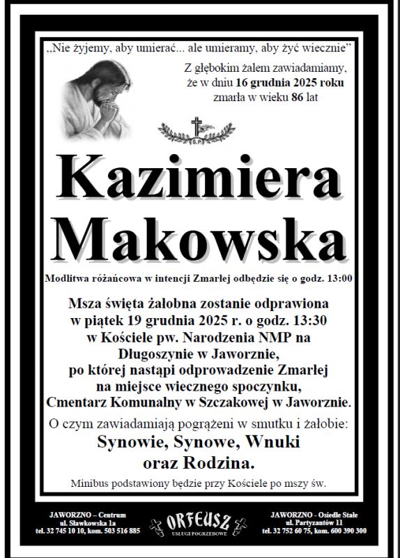 KAZIMIERA MAKOWSKA