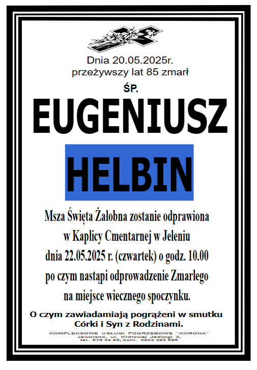EUGENIUSZ HELBIN