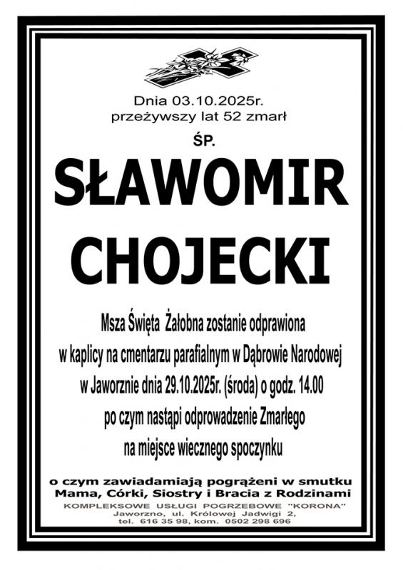 SŁAWOMIR CHOJECKI