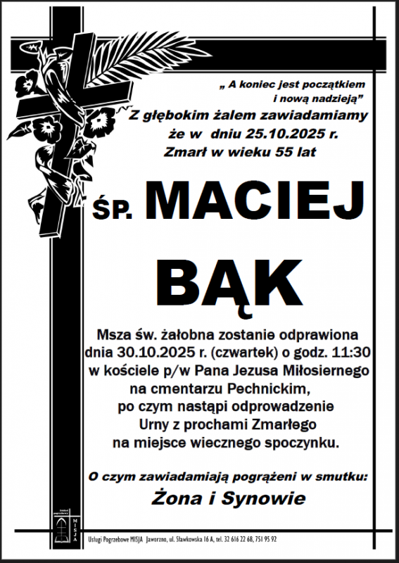 MACIEJ BĄK