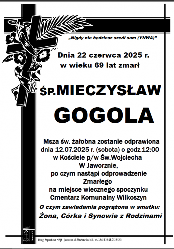 MIECZYSŁAW GOGOLA