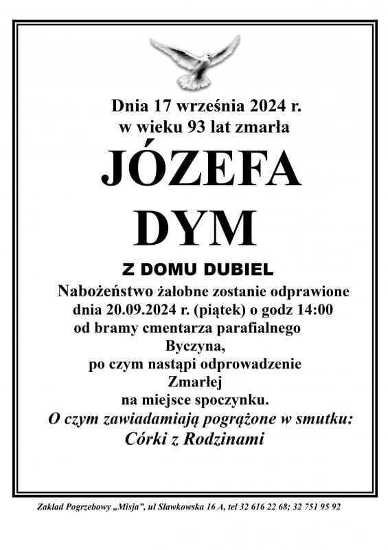 JÓZEFA DYM