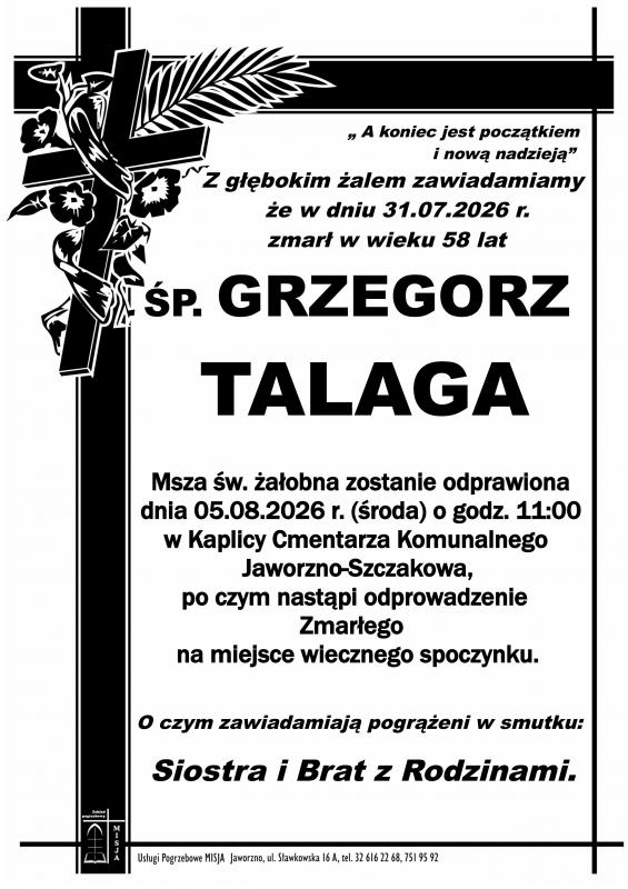 GRZEGORZ  TALAGA