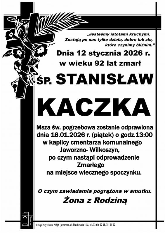 STANISŁAW KACZKA