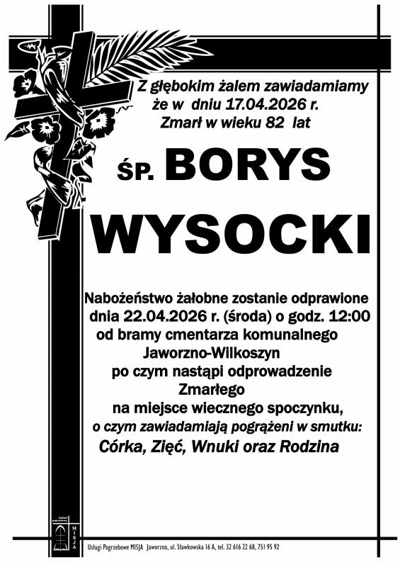 BORYS WYSOCKI