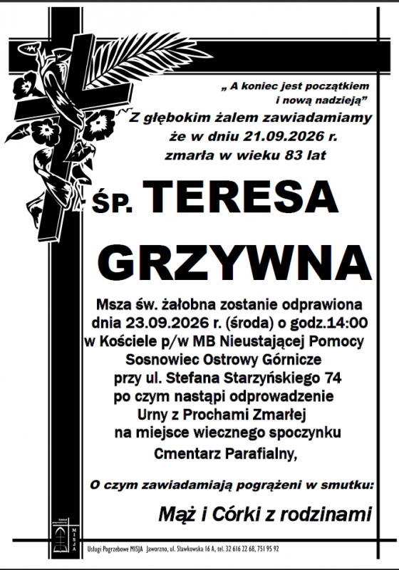 TERESA GRZYWNA
