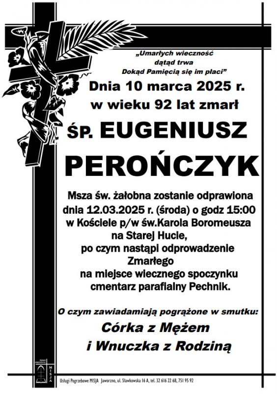 EUGENIUSZ PEROŃCZYK