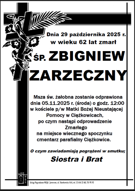 ZBIGNIEW ZARZECZNY