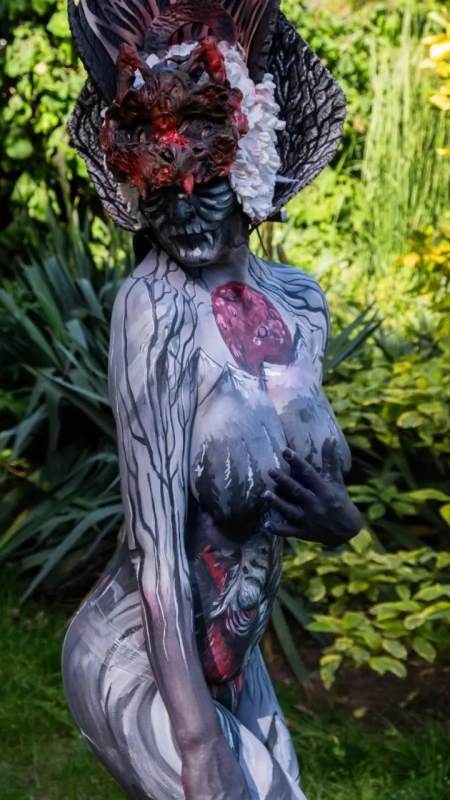 Marian Folga drugi na mistrzostwach bodypaintingu we Francji. Kolejny sukces artysty z Jaworzna