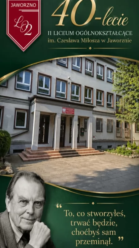 Jubileusz II LO w Jaworznie. Szkoła świętuje 40-lecie działalności