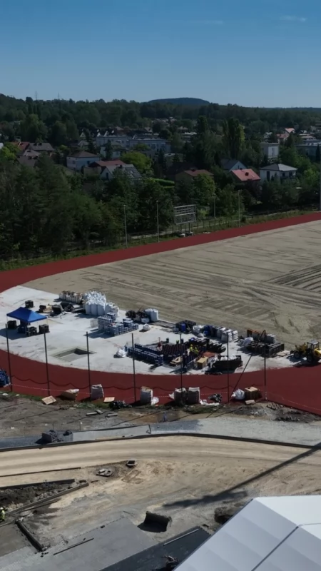 Budowa stadionu na Azotanii. Tak wygląda obiekt po dziewięciu miesiącach budowy