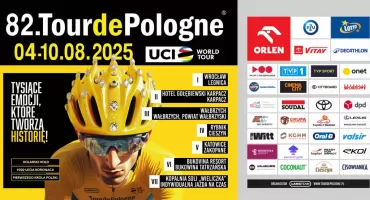 Trasa 82. Tour de Pologne już znana. Przez jakie miasta przejadą kolarze?