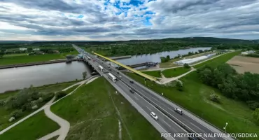 Tylko 80 km/h. Z taką prędkością pojedziesz w najbliższą sobotę mostem na Wiśle na A4 w Krakowie