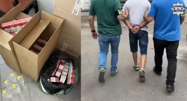 Nielegalne papierosy, spirytus w garażu w Jaworznie, a do tego próba łapówki 