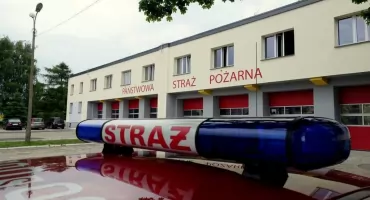 Pożar w domu na ulicy Słowackiego