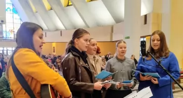 Uroczysta msza z okazji jubileuszu I LO w Jaworznie