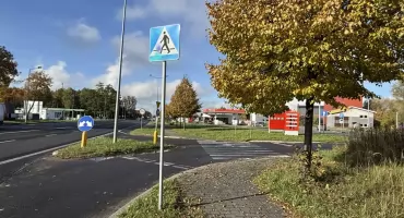 Potrącenie pieszego na ulicy Wojska Polskiego