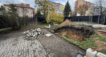 Fundamenty zrobione. Będzie Kapliczka Gietrzwałdzka