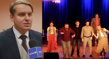 Zaproszenie na improwizowany spektakl charytatywny na rzecz hospicjum