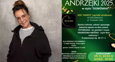 Andrzejkowa impreza - domówka na ogródkach działkowych