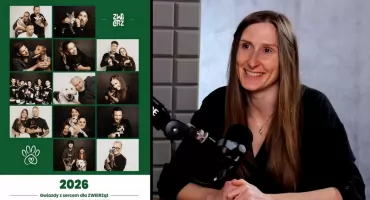 Gwiazdy i zwierzęta w obiektywie Magdaleny Hałas - charytatywny kalendarz