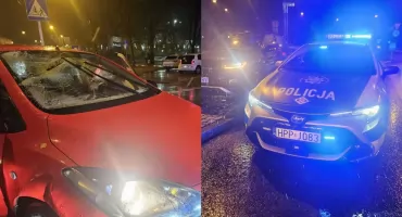 Pijany 46-latek potrącony na przejściu dla pieszych