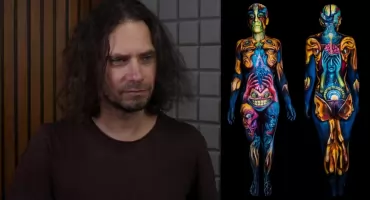 Marian Folga wicemistrzem świata w bodypaintingu 