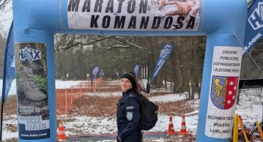 To było prawie 6 godzin biegu z 10 kilogramami na plecach