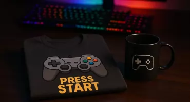 Koszulki i kubki dla graczy - nieodłączny element gamingowego stylu.