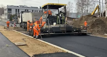 Przebudowa ulicy Szczakowskiej - asfalt już położony