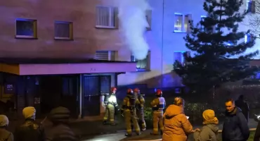 Pożar mieszkania przy ulicy Grunwaldzkiej