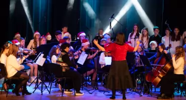 Jaworznicka szkoła muzyczna w koncercie świątecznym