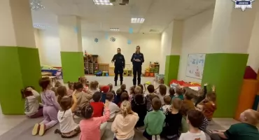 Profilaktyczne spotkanie policji z najmłodszymi mieszkańcami Jaworzna