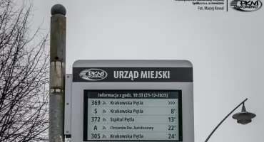 Nowe tablice informacji pasażerskiej w centrum i na Krakowskiej